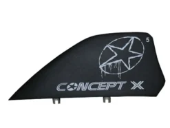 Concept X Kitesurf Ersatzteile Kitefinne HC Black (co)