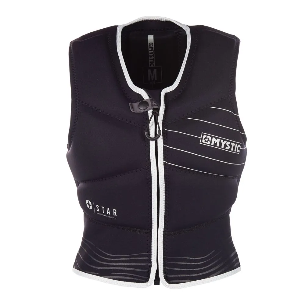 Mystic Prallschutzwesten Star Impact Vest Fzip Kite Women 950-Black/White 2020 1 Mystic Prallschutzwesten Star Impact Vest Fzip Kite Women 950-Black/White 2020