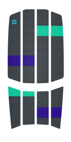 Duotone Kite Zubehör Traction Pad Team Front C54:dark-grey/violet 2023