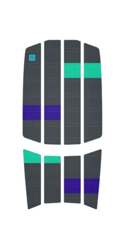 Duotone Kite Zubehör Traction Pad Team Front (Mini) C54:dark-grey/violet 2023
