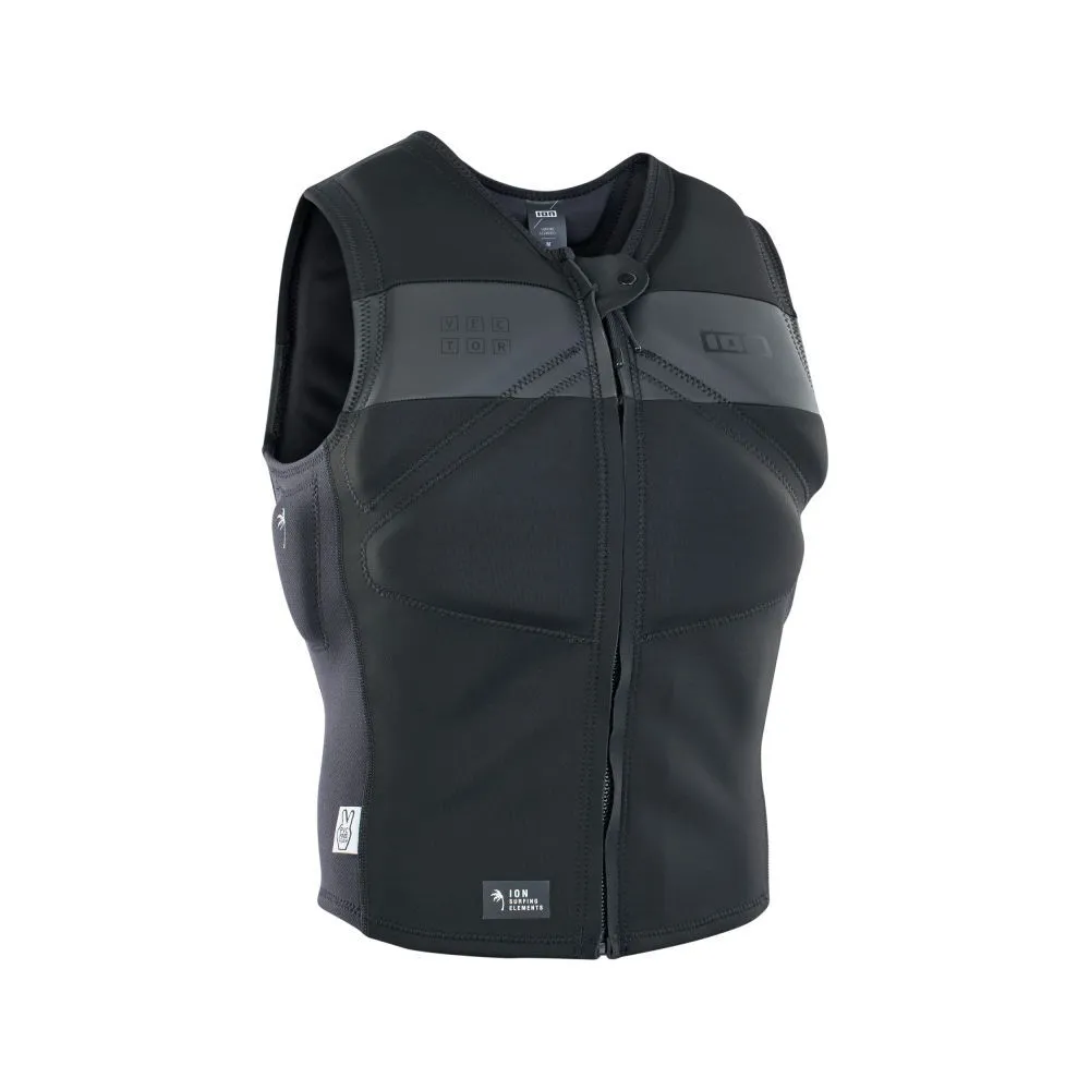 ION Prallschutz Weste Vector Vest Amp Front Zip 900 Black 2023 1 ION Prallschutz Weste Vector Vest Amp Front Zip 900 Black 2023