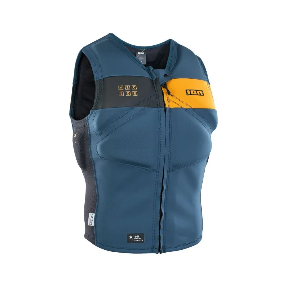 ION Prallschutz Weste Vector Vest Amp Front Zip 664 Petrol 2023 1 ION Prallschutz Weste Vector Vest Amp Front Zip 664 Petrol 2023