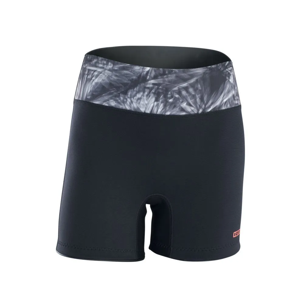 ION Neopren Zubehör Neo Shorts Damen 013 Black-flowers 2023 3 ION Neopren Zubehör Neo Shorts Damen 013 Black-flowers 2023 – Bild 3