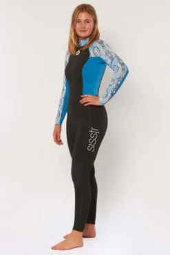 Sisstr Neoprenanzug SUMMER SEAS CLR BLOCK BK ZIP FULL SUIT 3/2 Damen Langarm OCE - Ocean 2022 -Günstiges Board Neo Geschäft GNSS32PB OCE 3 11 jpg