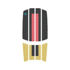 Duotone Kite Zubehör Traction Pad Team Front Dark-grey/vanilla 2022